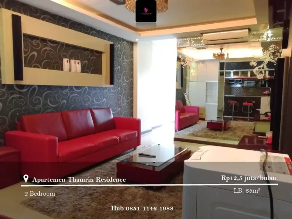 Disewakan Apartement Thamrin Residence 2BR High Floor Furnished