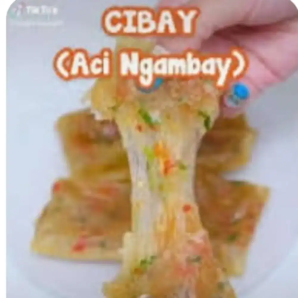 cibay ( Aci ngambay )dan lubi ( lumpia ubi )
