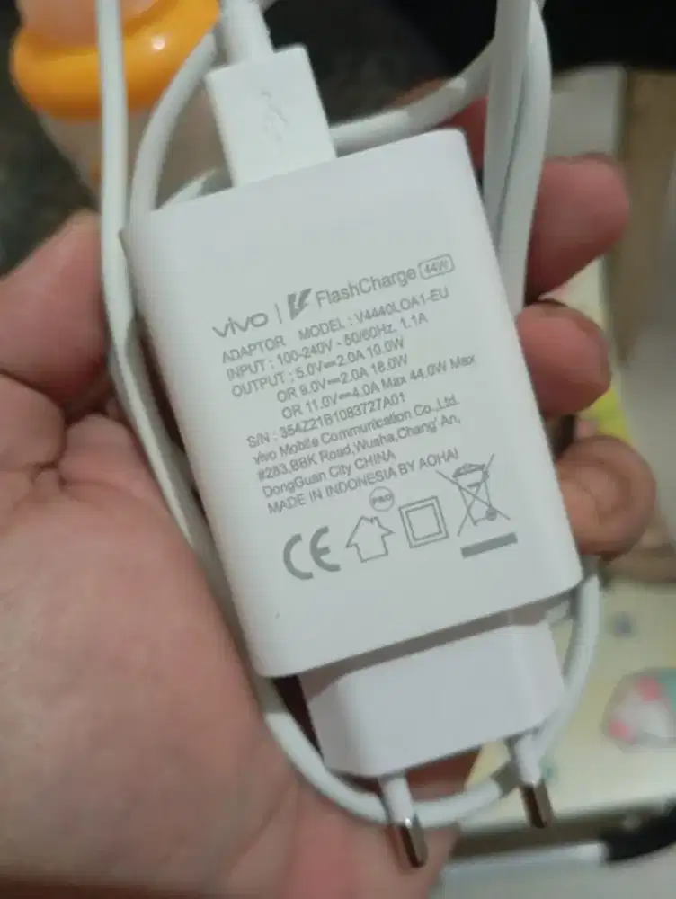 Charger vivo 44 watt original 100%