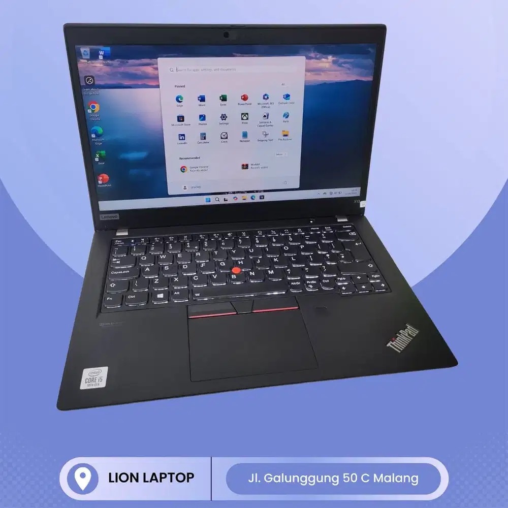 Core i5 Gen 10 slim mulus RAM 8GB SSD 256 Lenovo Thinkpad X13 [23|02]