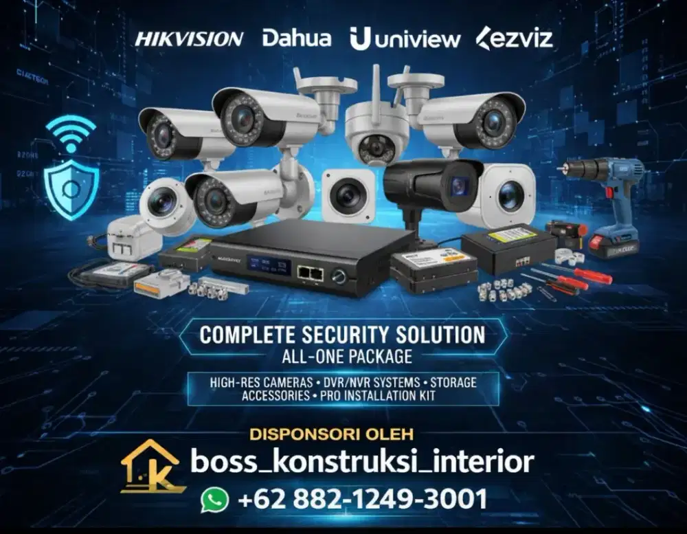 Jasa renovasi/interior rumah,villa,hotel,kantor dan cctv