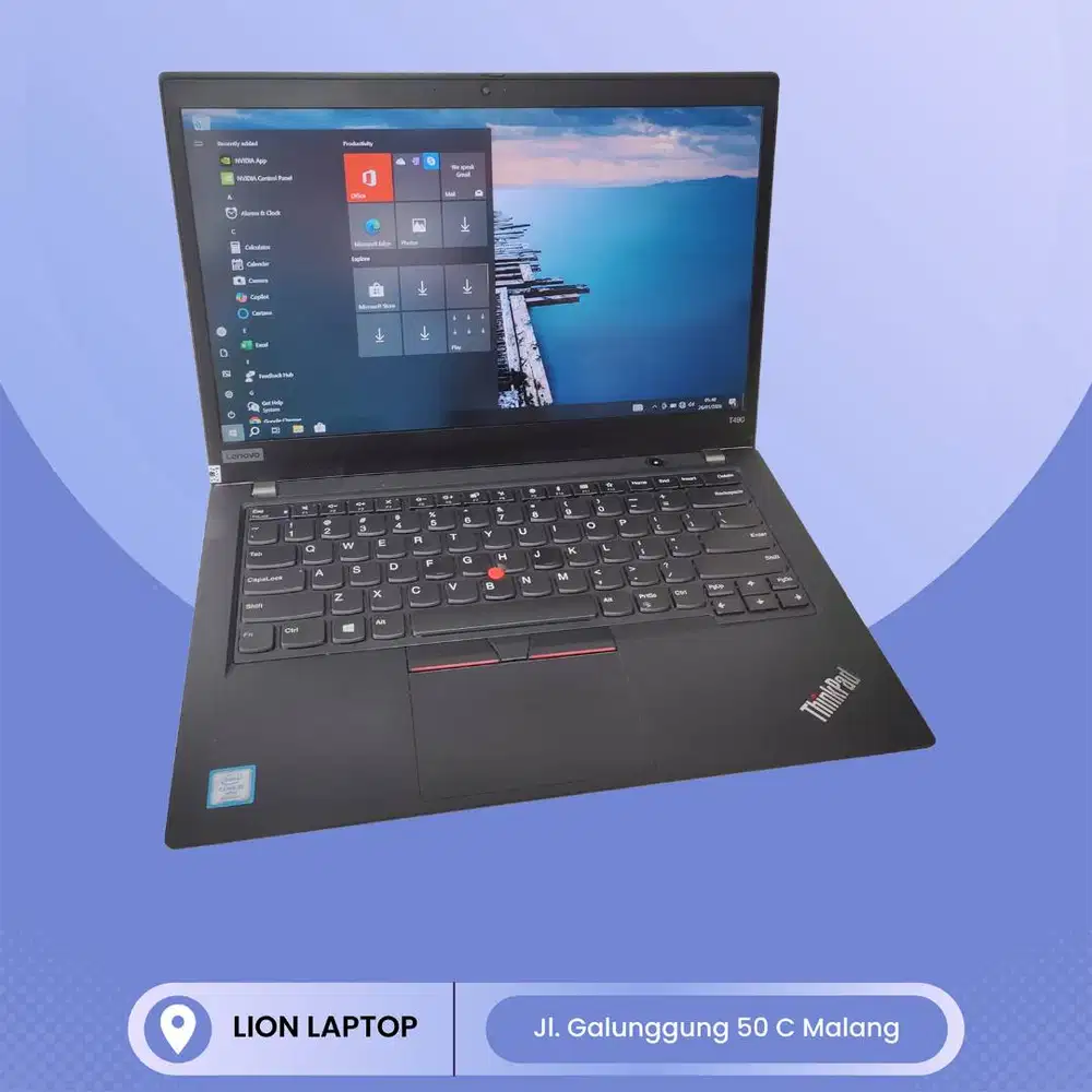 Double VGA NVIDIA Core i5 8/256 Slim Lenovo Thinkpad T490 [23|02]