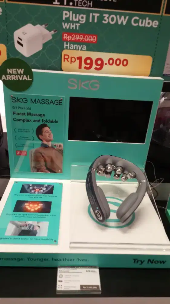 Dapetin alat pijat portable skg dengan cicilan ringan home credit