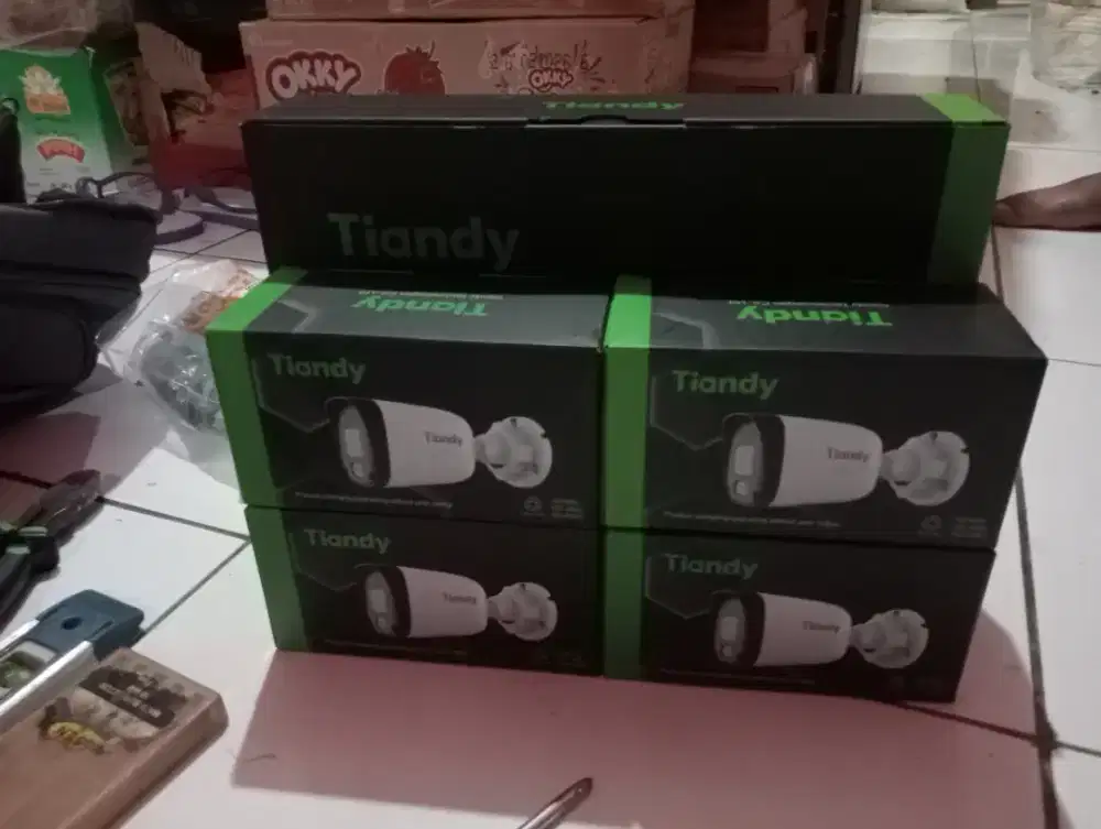 Tiandy cctv ipcam 4 ch