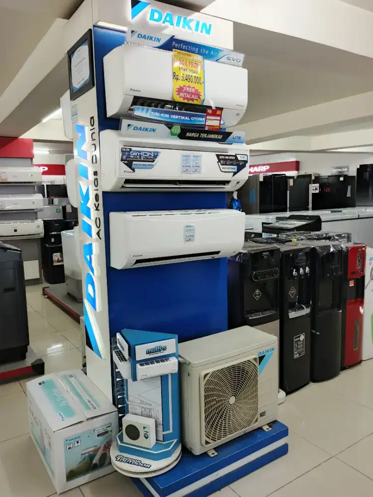 Promo cicilan Pendingin ruangan Bunga 0% Gratis 1x angsuran tanpa dp