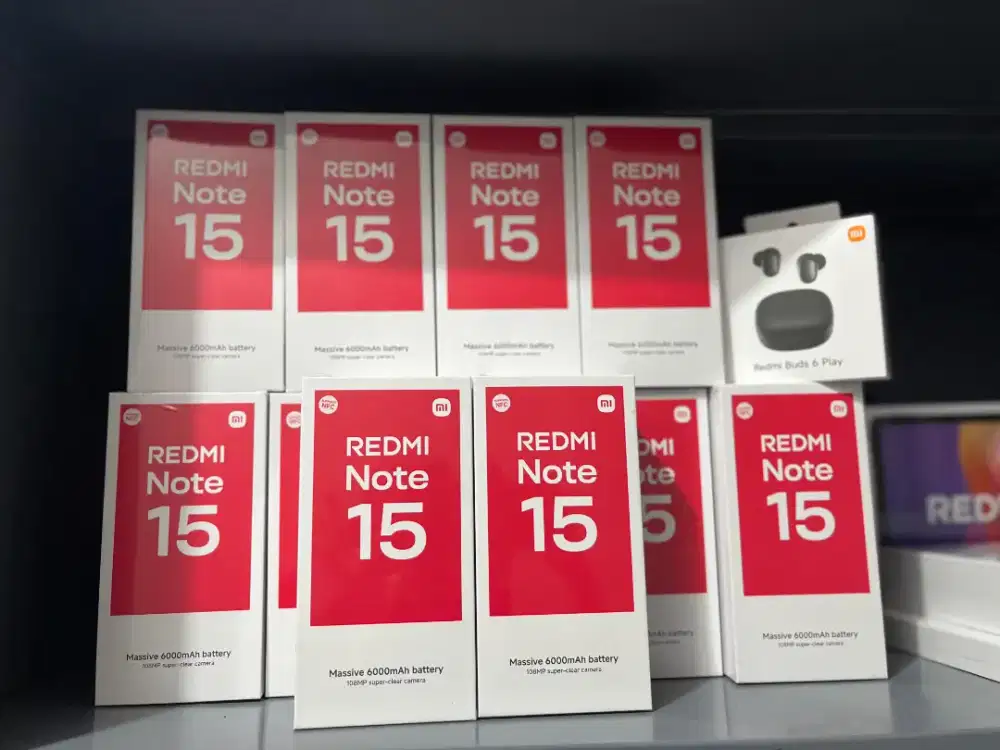 NEW REDMI NOTE 15 SERIES GARANSI RESMI XIAOMI INDONESIA!!