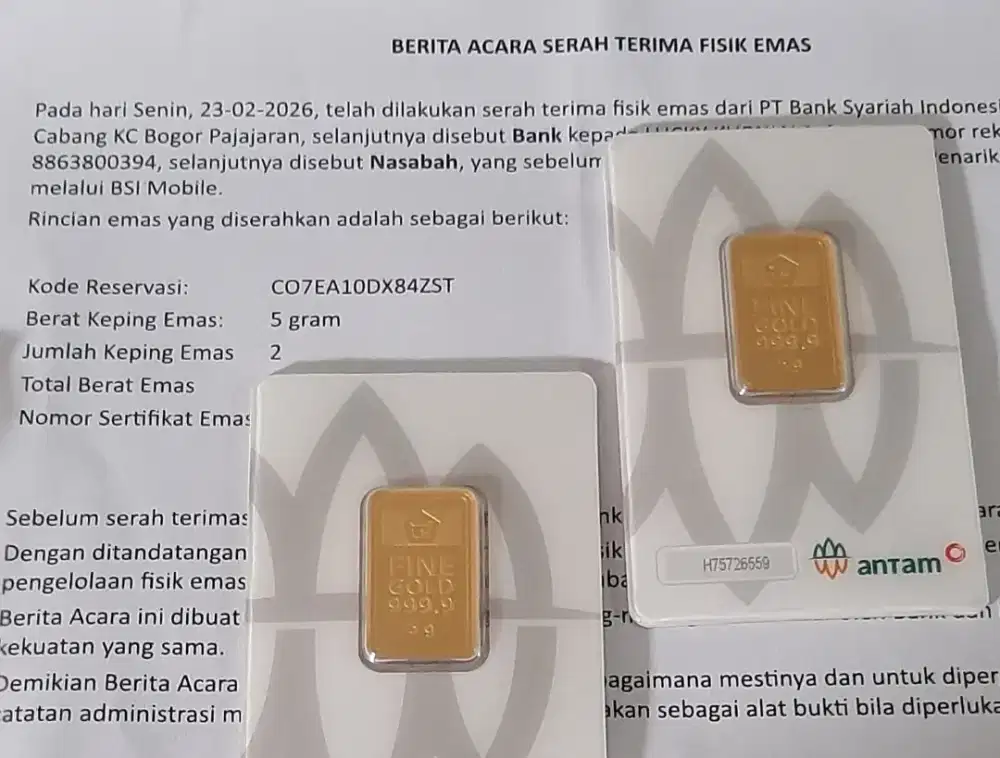Logam Mulia Antam 5gr