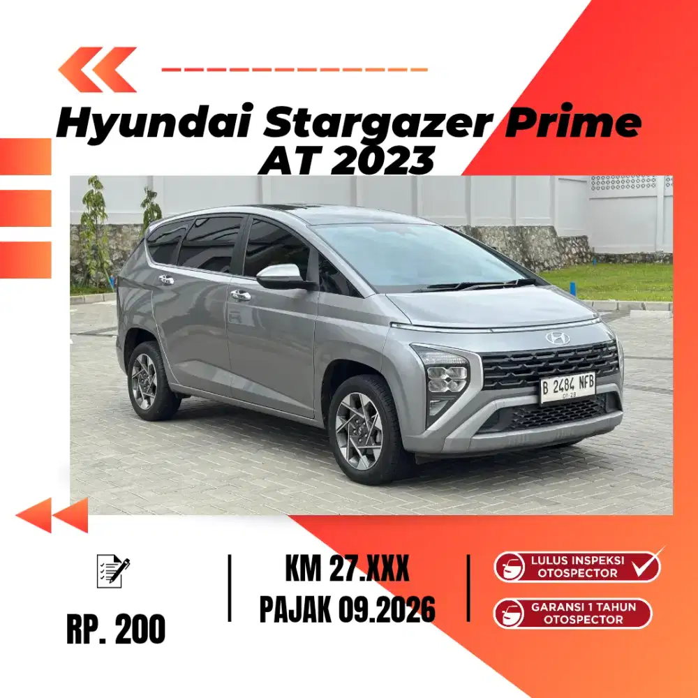 Stargazer Prime 2023 KM 27.000