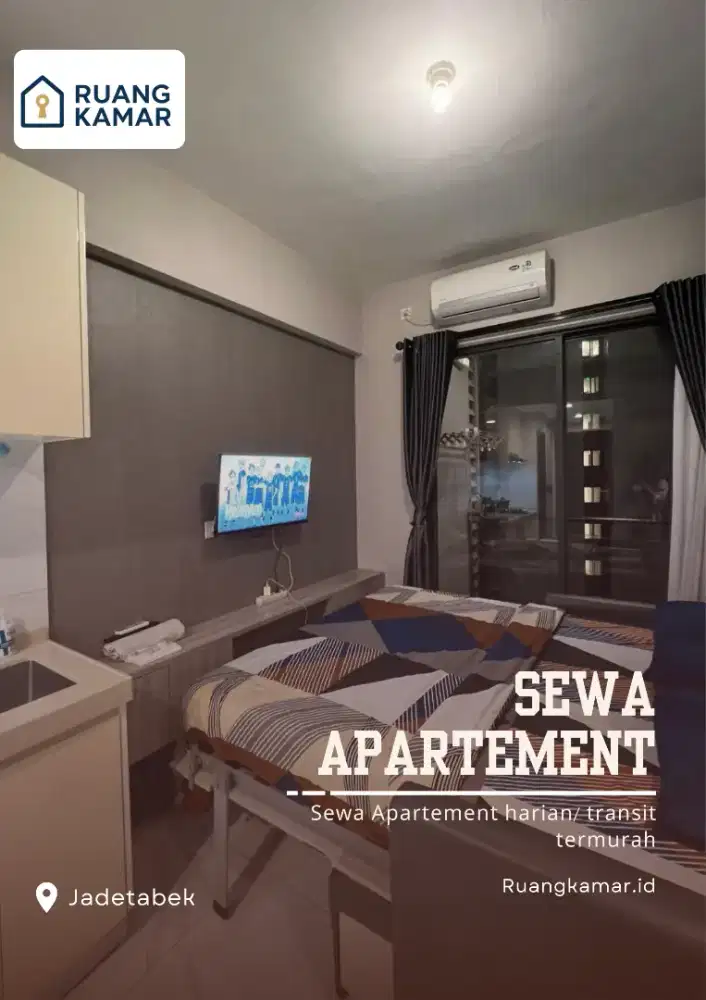Sewa apartement harian/ transit sentra timur termurah