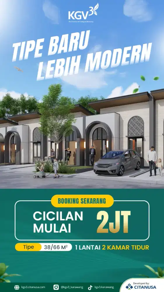 Siap Huni Tanpa DP Angs. 2jtan