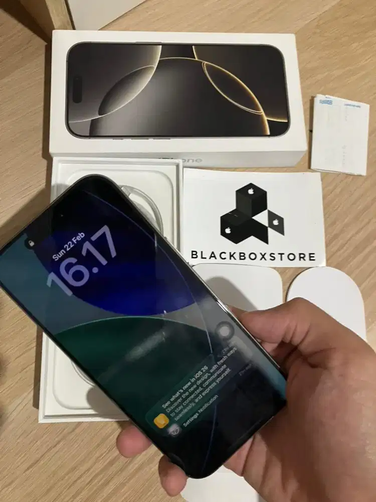 IPHONE 16 PRO IBOX 128GB NATURAL TITANIUM RESMI INDONESIA DIGIMAP