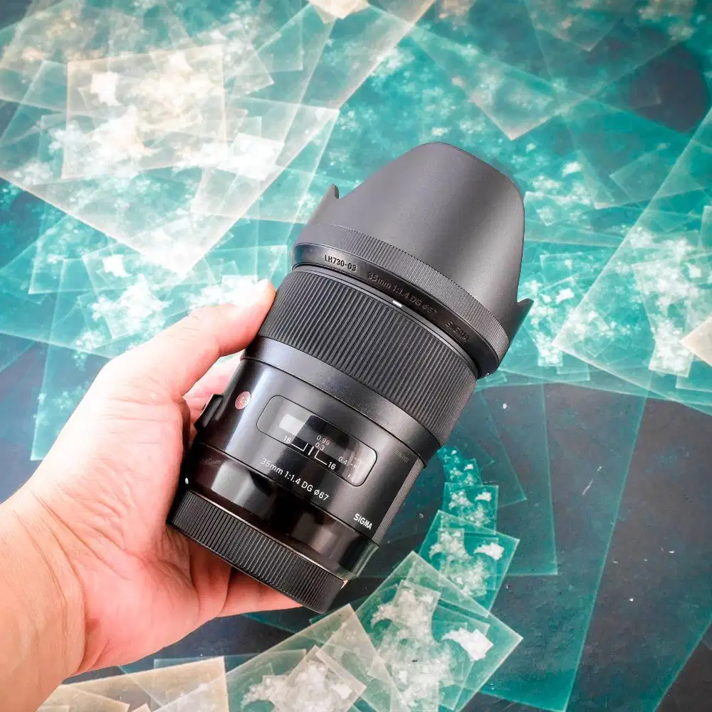 Sigma 35mm F1.4 DG ART. for Canon. Used. Fullset
