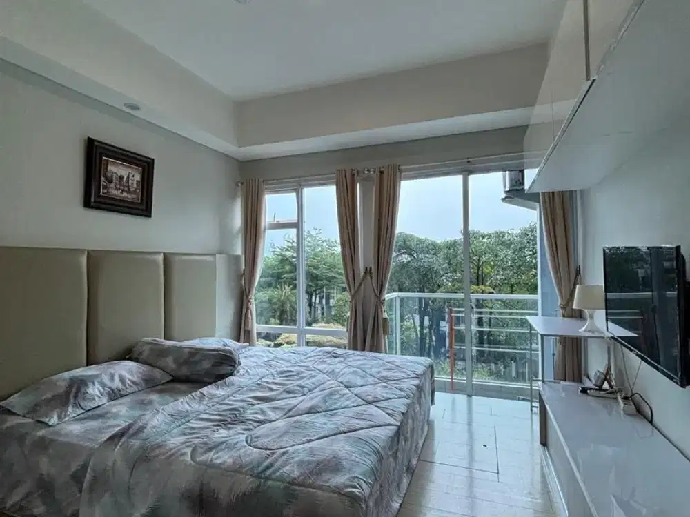 Apartemen Puri Mansion Studio Furnish Cantik View Pool