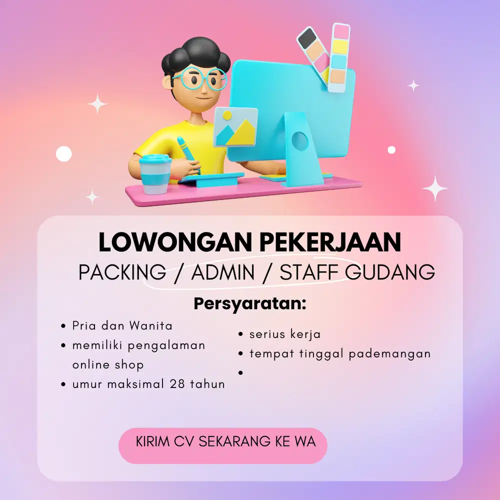 lowonga kerja packing