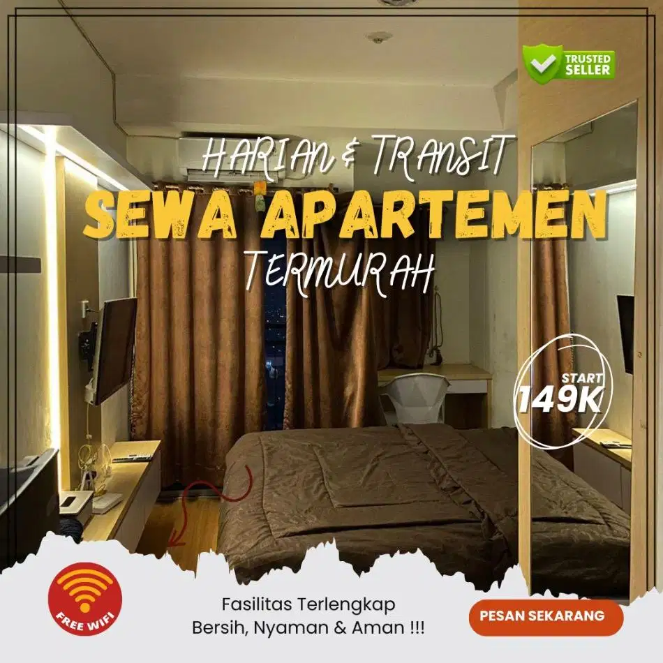 Sewa Apartemen Harian/TransiT BINTARO ICON Tangerang Selatan Termurah