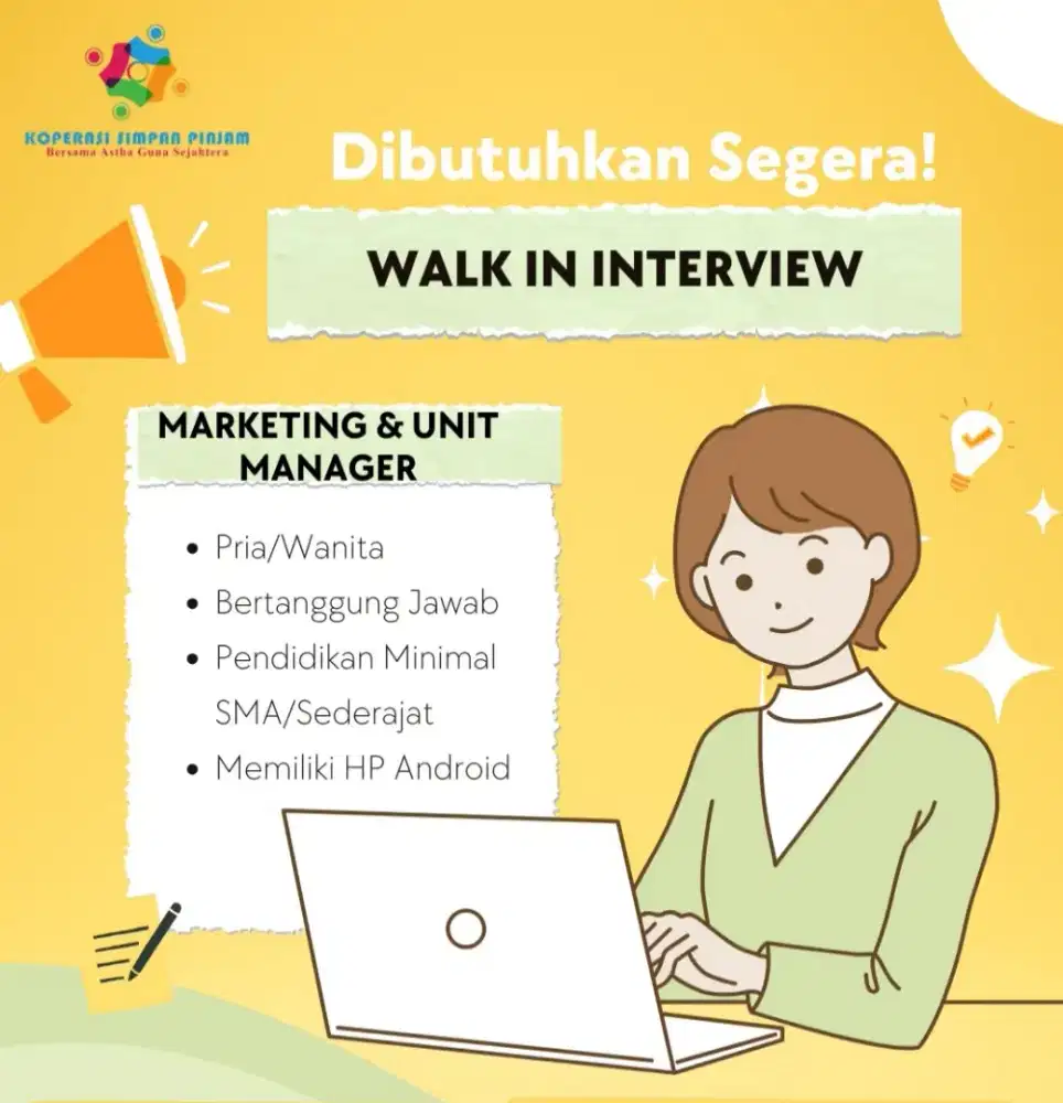LOKER UM DAN ADMIN.