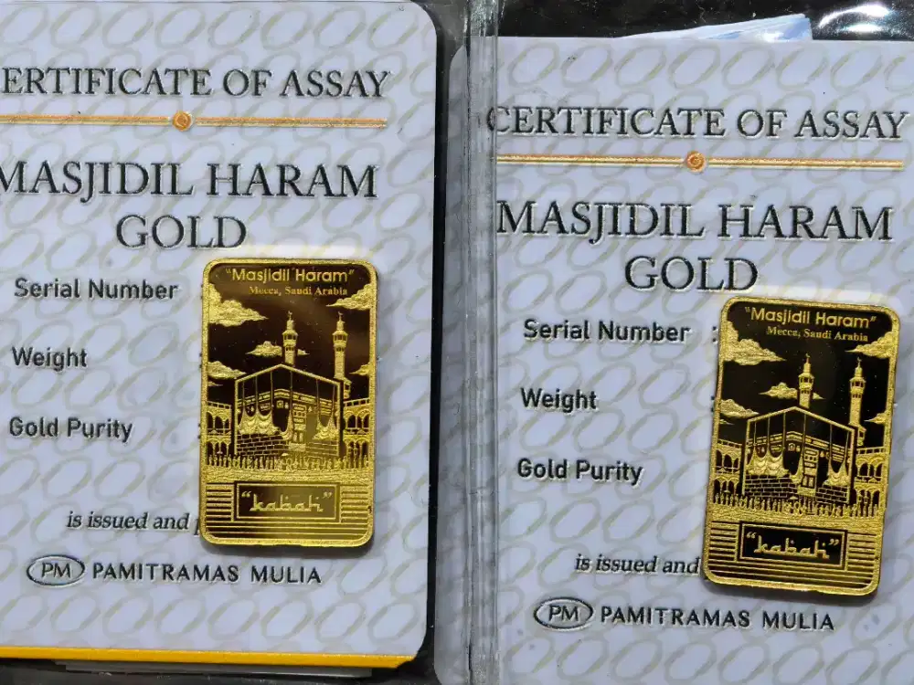 Logam mulia emas bukan Antam King Halim Mesjid 5gram