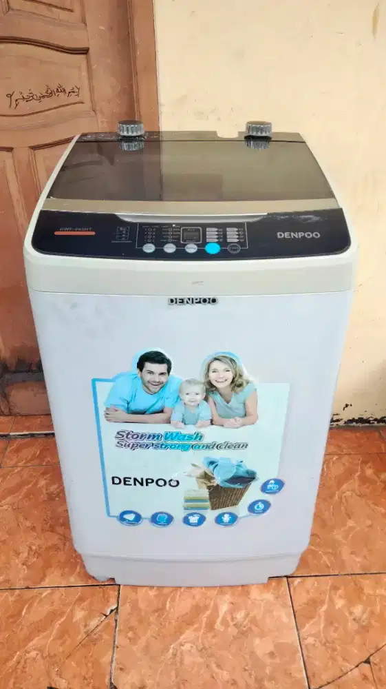 Jual mesin cuci 1 tabung sudah manual merk DENPO 8 kg