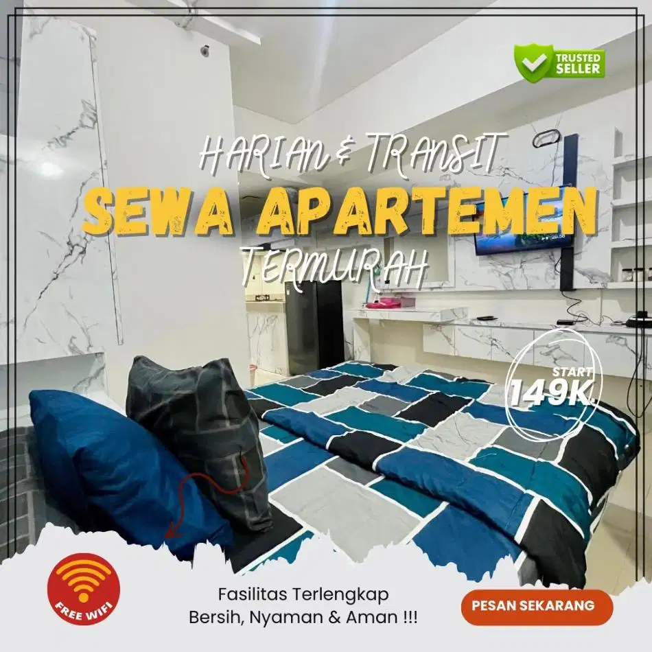 Sewa Apartemen Tangerang URBANTOWN Serua Harian/Transit Termurah