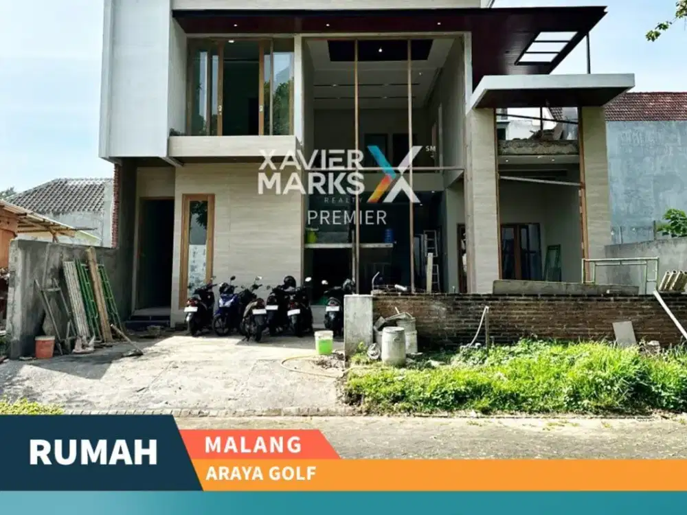 Jarang Ada Dijual Rumah Mewah di Araya Golf Malang Dekat Mall