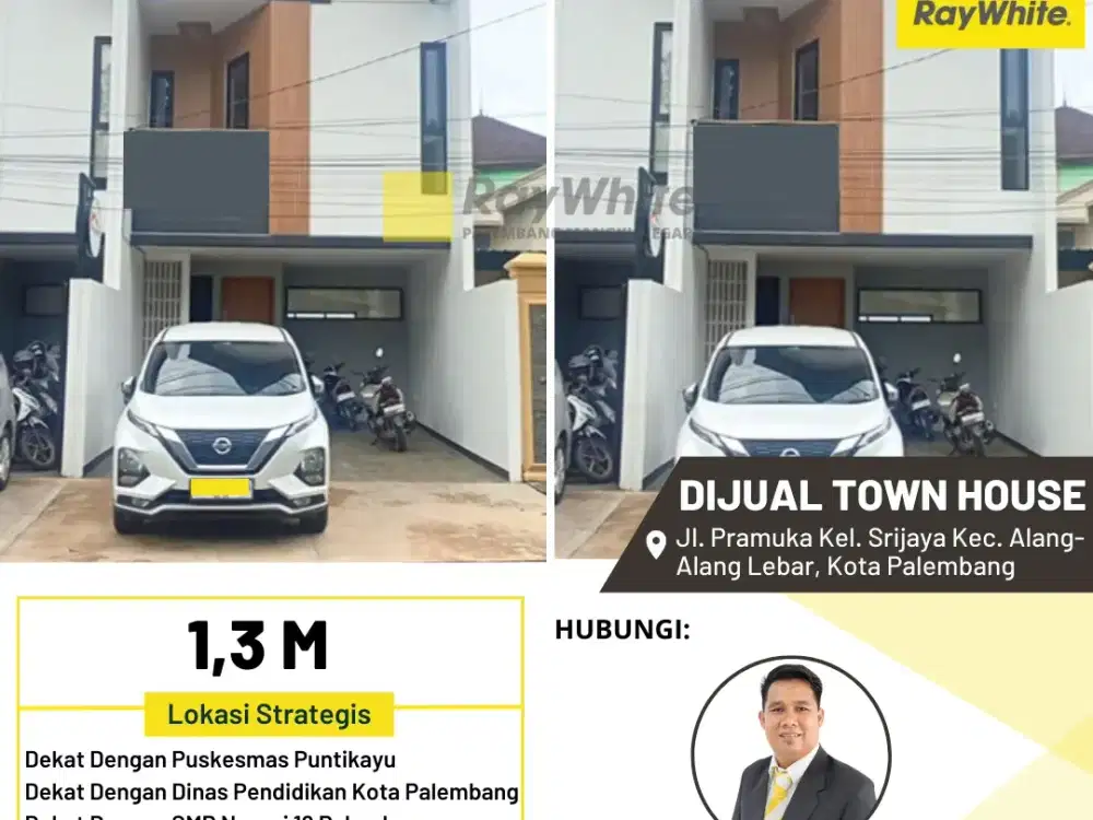 Dijual Town House Murah di Kota Palembang