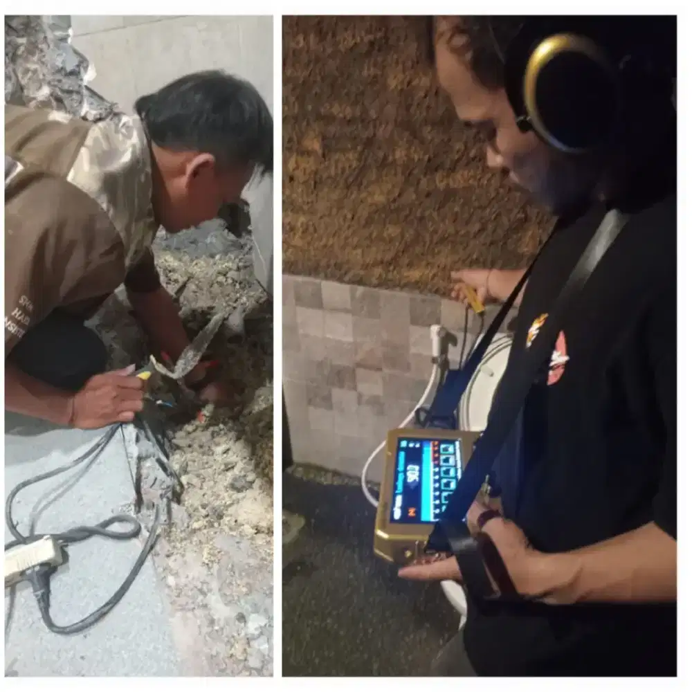 Jasa service pipa bocor dalam tanah dan bangunan akurat 100%