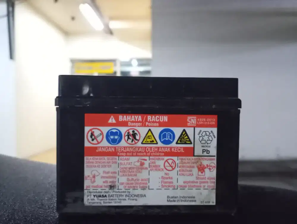 Aki all matic honda  merk Yuasa