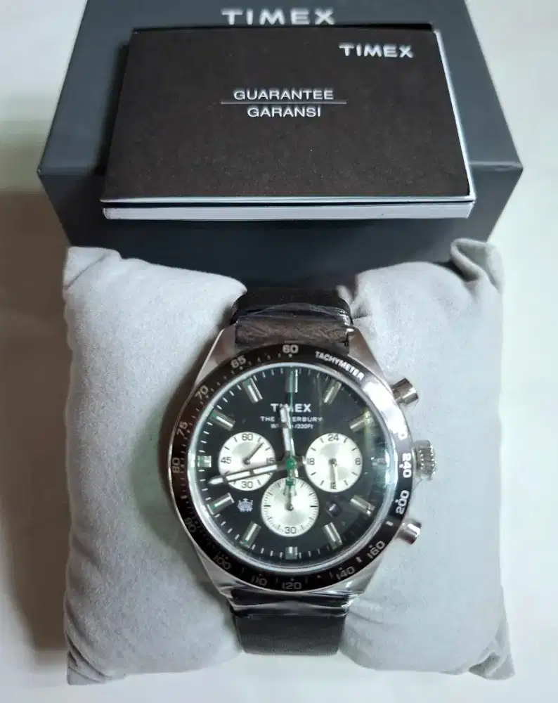 Baru jam Timex waterbury chrono strap kulit