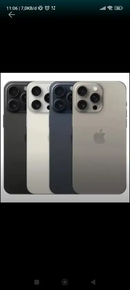 Iphone 15 pro max 256