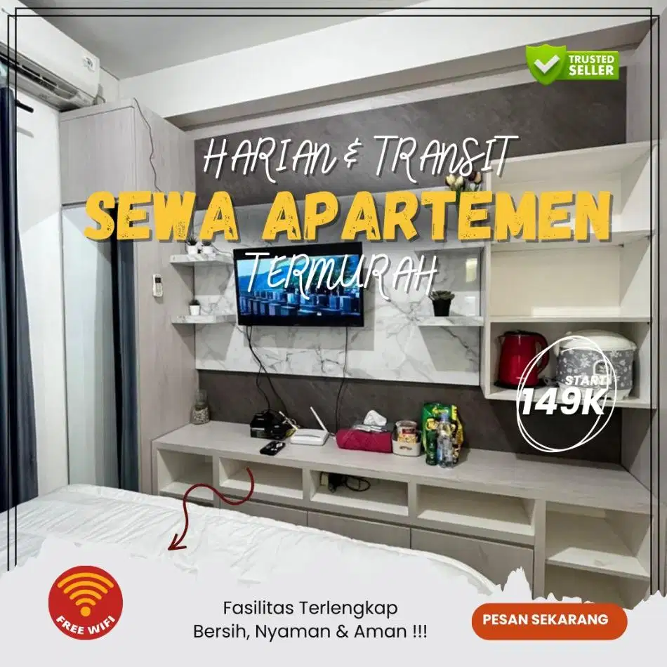 Sewa Apartemen Bekasi Timur GRAND DHIKA CITY Harian/Transit Termurah
