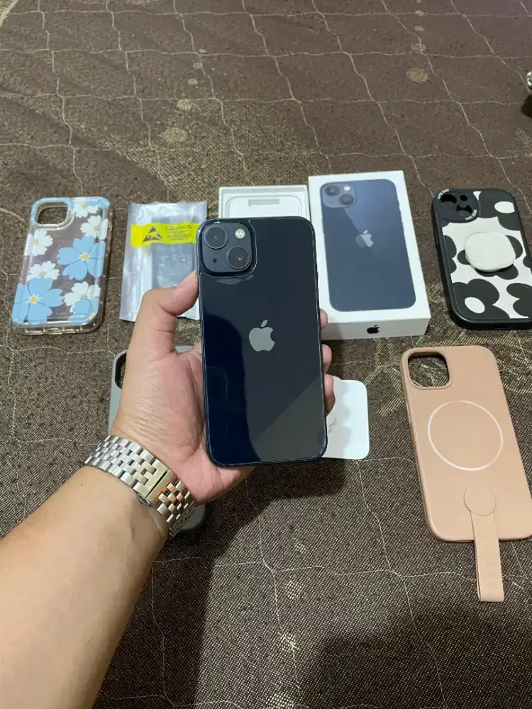 IPhone 13 Midnight iBox BH 100 Fullset no.minus