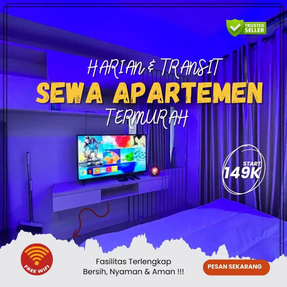 Sewa Apartemen Jakarta Pusat GREEN PRAMUKA CITY Harian/Transit Murah