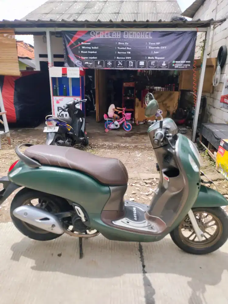 Jual motor Scoopy standar