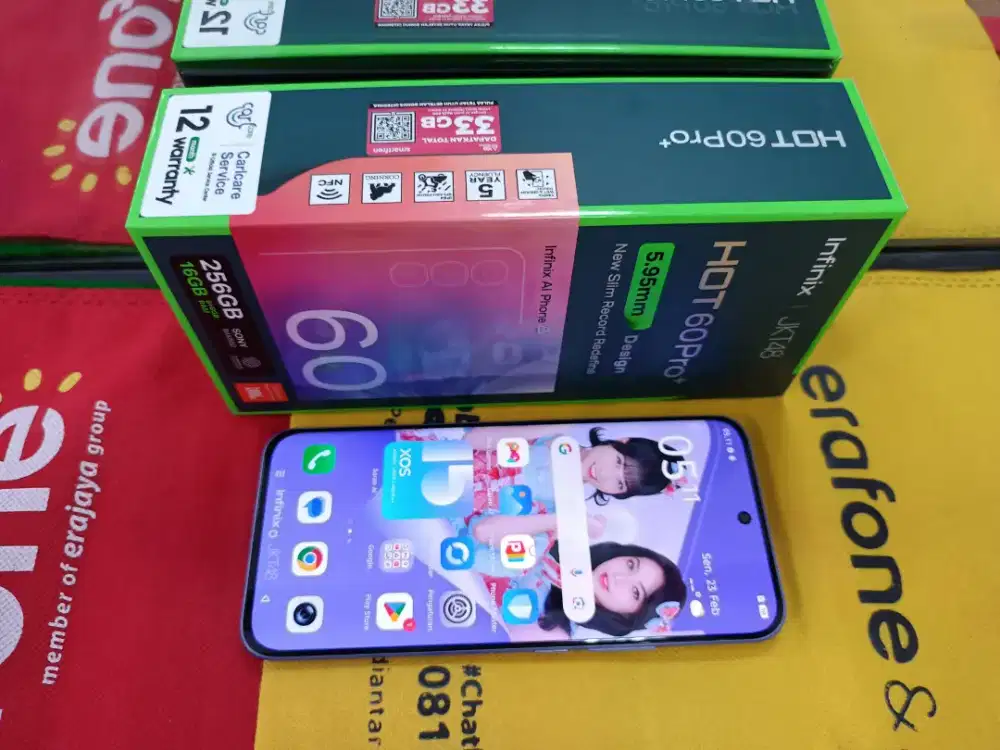 Infinix HOT60 PRO plus ram 8/256gb mulus no minus lengkap
