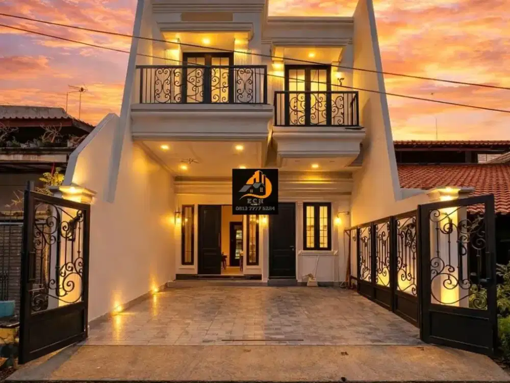 D26.Rumah Baru Modern Dalam Komplek  Lokasi Strategis Di Rawamangun Jakarta Timur