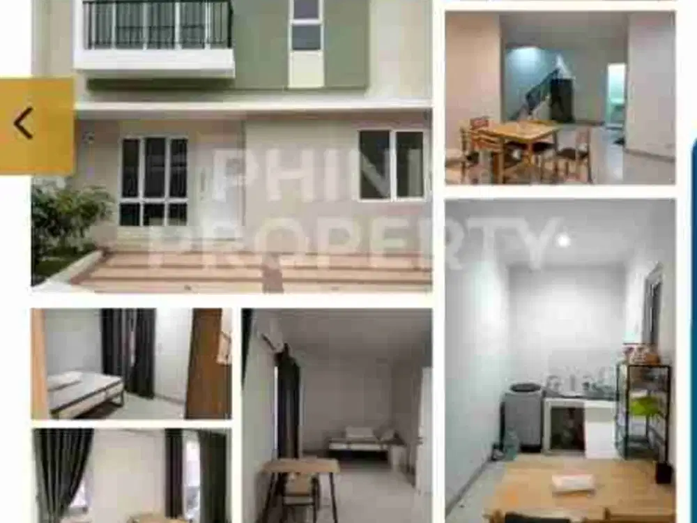 rumah sewa summarecon lengkap perabot