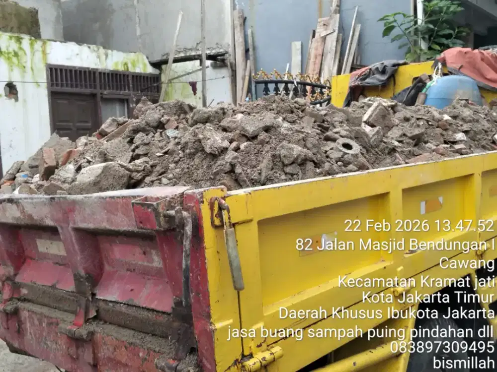 Jasa angkut puing dan tanah