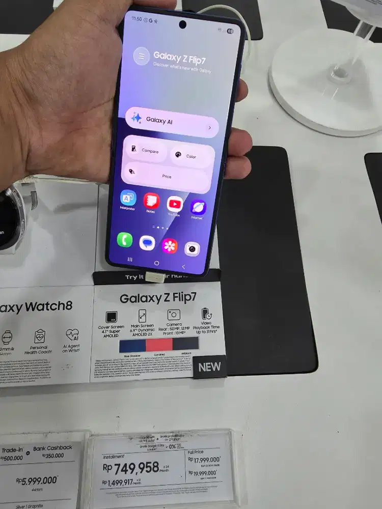 SAMSUNG Z FLIP 7 HARGA TERMURAH