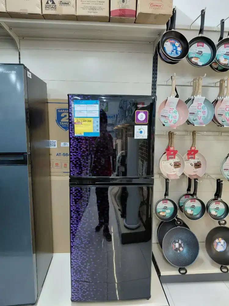 Kulkas Sharp 187L 59 watt