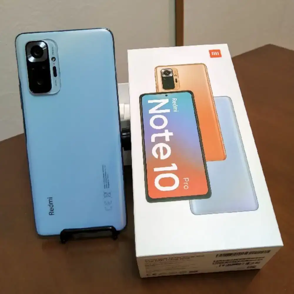 Dijual Xiaomi Redmi Note 10 Pro Fullset Bonus Memori 128 GB