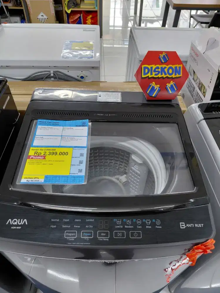 Mesin Cuci Aqua 8kg 290 watt