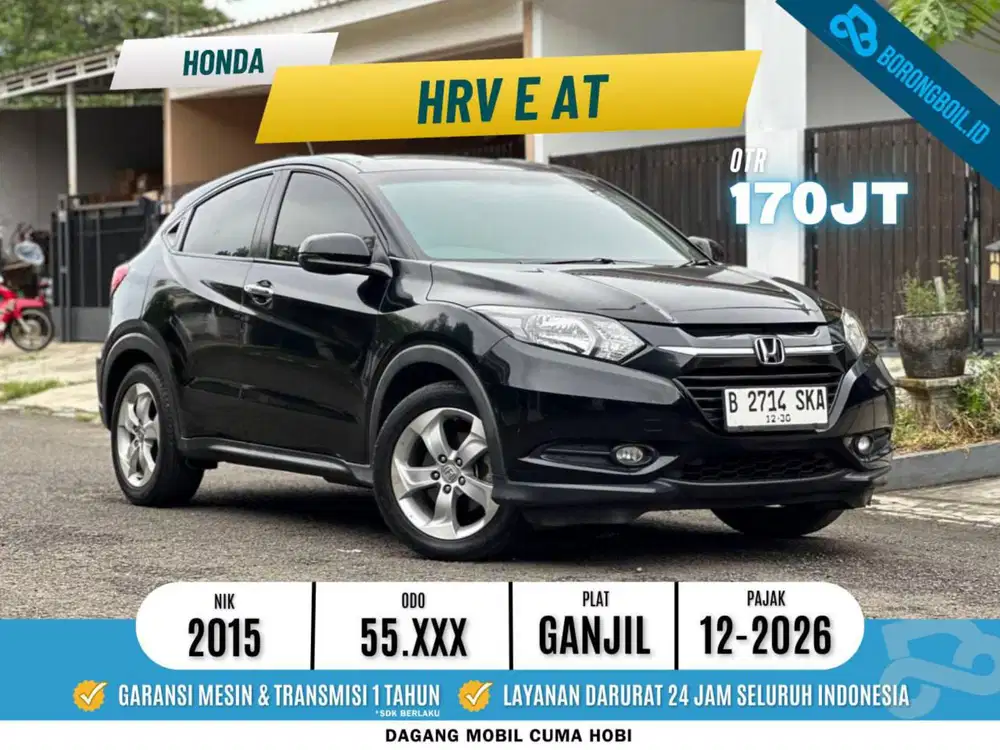 HRV E AT 2015 Crystal Black Pearl LOW KM