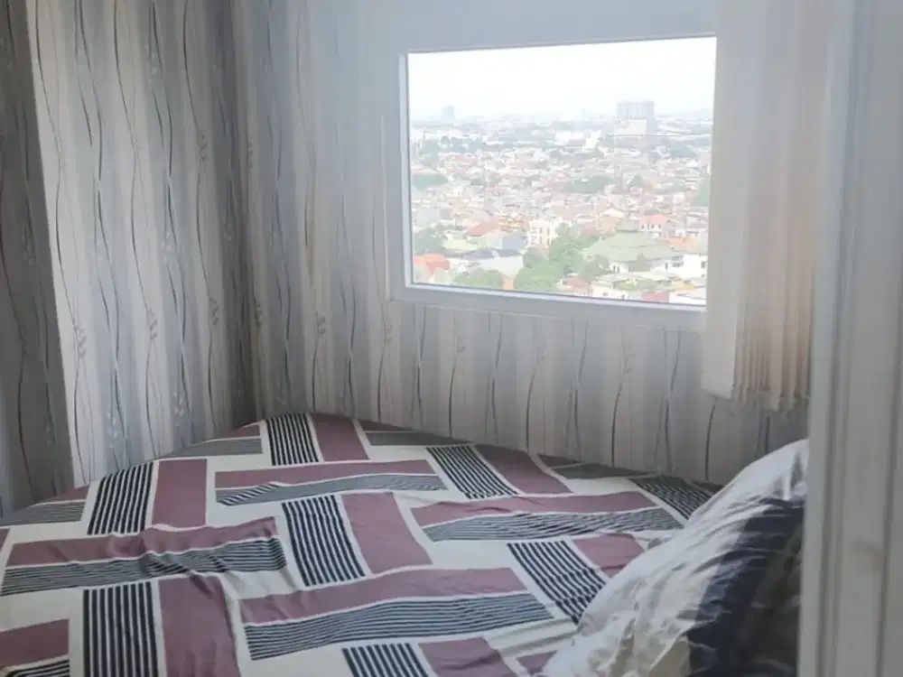 APARTEMEN GREEN PRAMUKA CITY 2 BEDROOM FULL FURNISHED TOWER SCARLET MALL TAHUNAN JAKARTA PUSAT