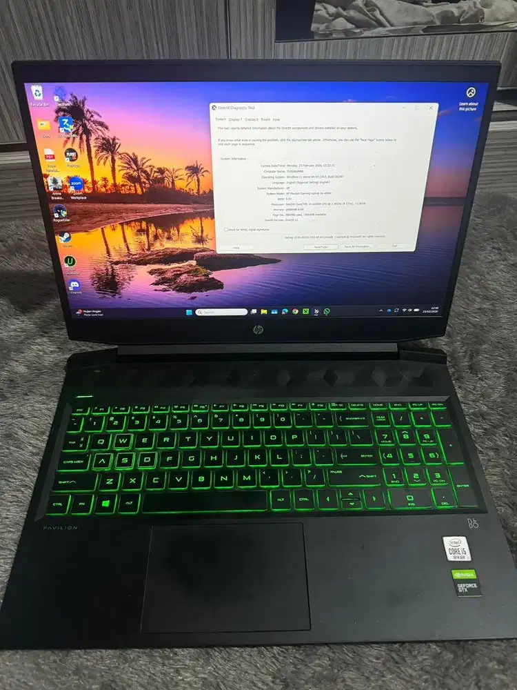 Laptop HP PAVILION GAMING 16