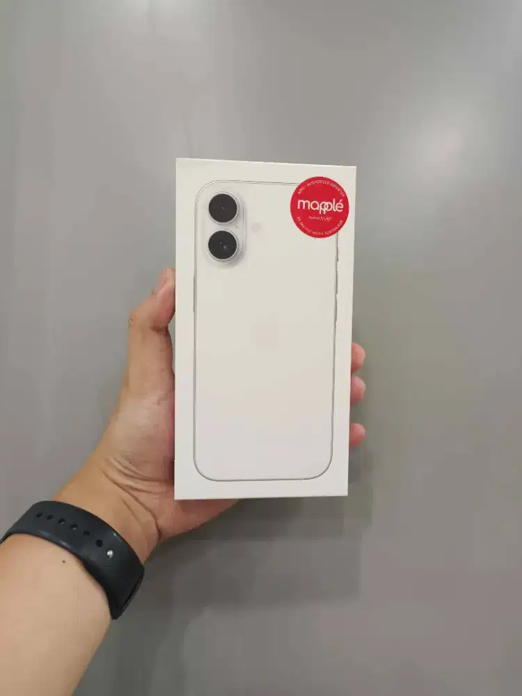 IPHONE 16 WHITE 128GB CASH&CREDIT 0% 12 BULAN