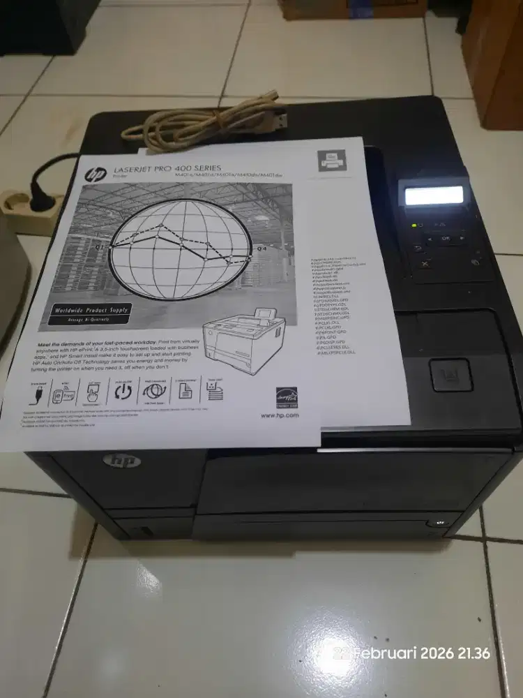 Printer HP laserjet pro 400 m401d monocrome high speed 33ppm