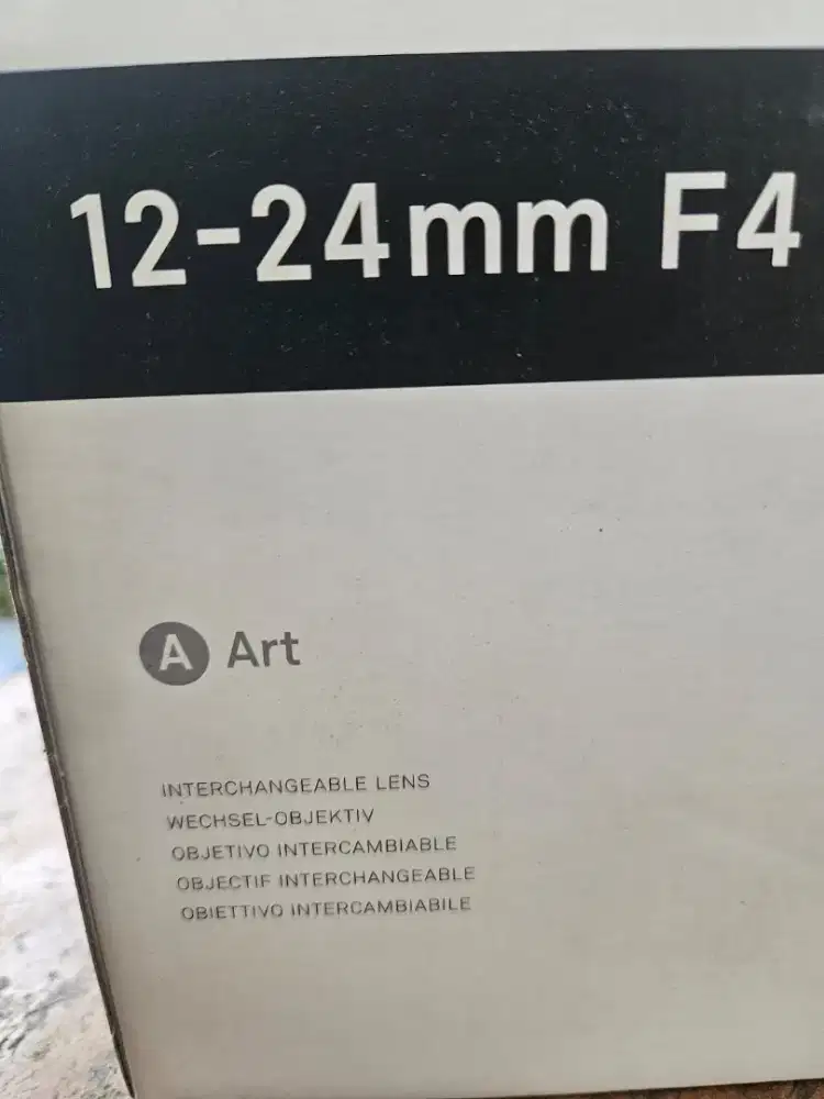 Lensa Sigma 12-24 F4 DG art for Canon