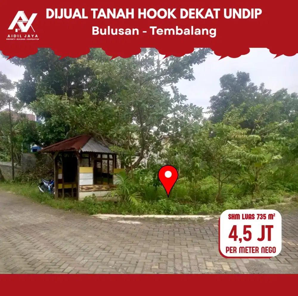 Tanah Murah Dekat UNDIP