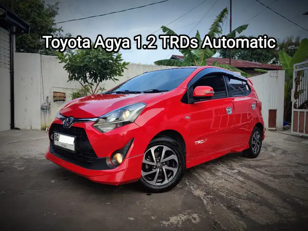 Toyota Agya 1.2 trd thn 2017/2018 merah