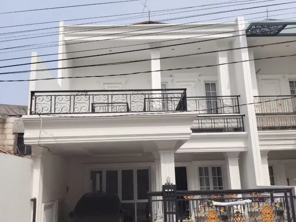 Rumah Baru dijual Meruya Residence Kembangan Dekat Tol, Semi Furnish Free BPHTB Balik Nama